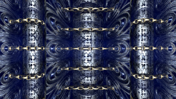 Картинка 3д графика fractal фракталы цвета узор фон