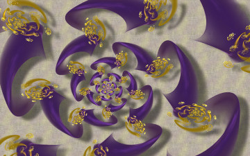 Картинка 3д графика fractal фракталы фон цвета узор