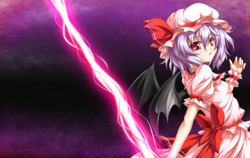 Картинка remilia scarlet аниме touhou платье девушка крылья