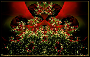 Картинка 3д графика fractal фракталы узор цвета фон