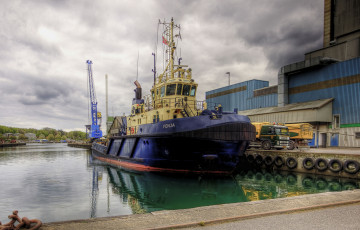 Картинка корабли порты причалы буксир