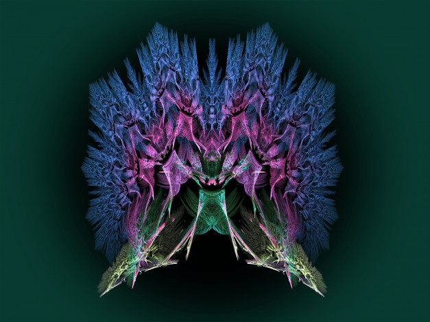 Обои картинки фото 3д, графика, fractal, фракталы, узор, цвета, фон