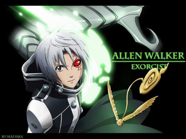 Обои картинки фото аниме, gray, man, walker, allen