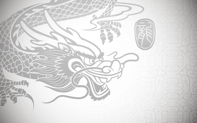 Обои картинки фото векторная, графика, дракон