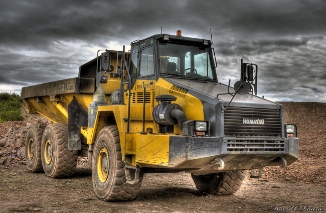 Обои картинки фото техника, строительная, komatsu