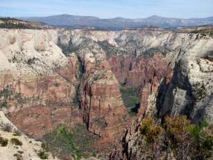 Картинка zion canyon природа горы