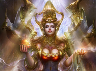 Картинка rongrong wang фэнтези девушки царица