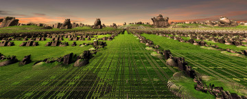 Картинка 3д графика fractal фракталы фон