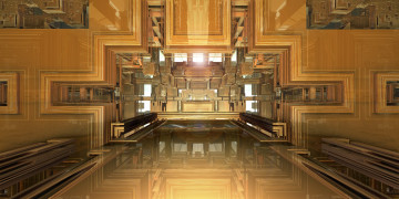 Картинка 3д графика fractal фракталы фон