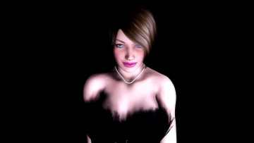 Картинка 3д графика people люди девушка