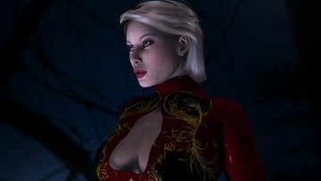 Картинка 3д графика people люди девушка