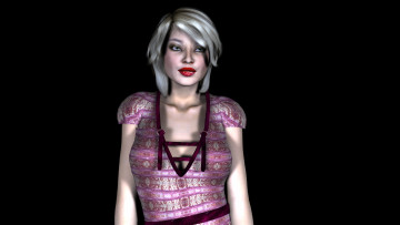 Картинка 3д графика people люди девушка