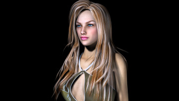 Картинка 3д графика people люди девушка