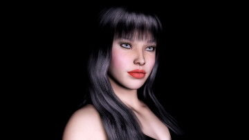Картинка 3д графика portraits портрет девушка