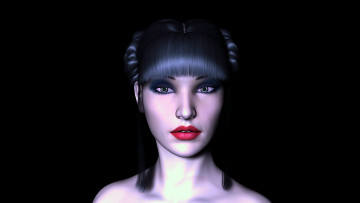 Картинка 3д графика portraits портрет девушка