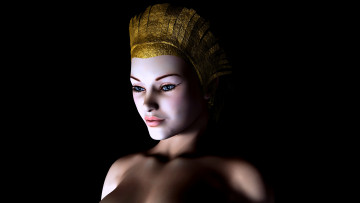 Картинка 3д графика portraits портрет девушка
