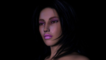 Картинка 3д графика portraits портрет девушка