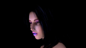 Картинка 3д графика portraits портрет девушка