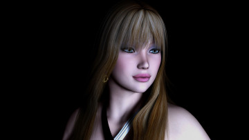 Картинка 3д графика portraits портрет девушка