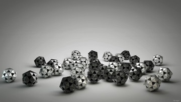 Картинка 3д графика шары