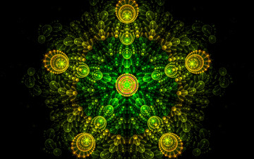 Картинка 3д графика fractal фракталы фон