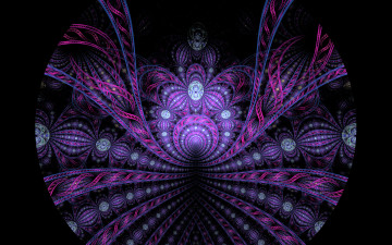 Картинка 3д графика fractal фракталы фон