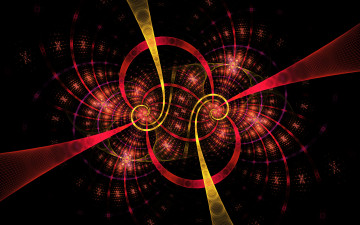 Картинка 3д графика fractal фракталы фон