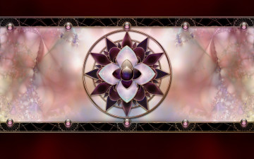 Картинка 3д графика fractal фракталы фон