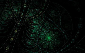 Картинка 3д графика fractal фракталы узор