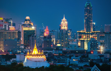 Картинка города бангкок таиланд контраст