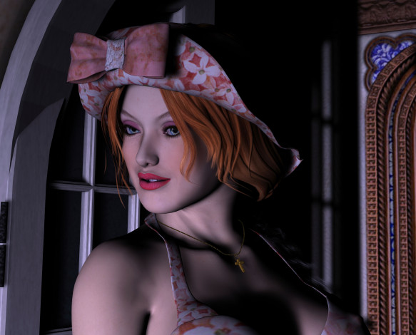 Обои картинки фото 3д, графика, portraits, портрет, девушка