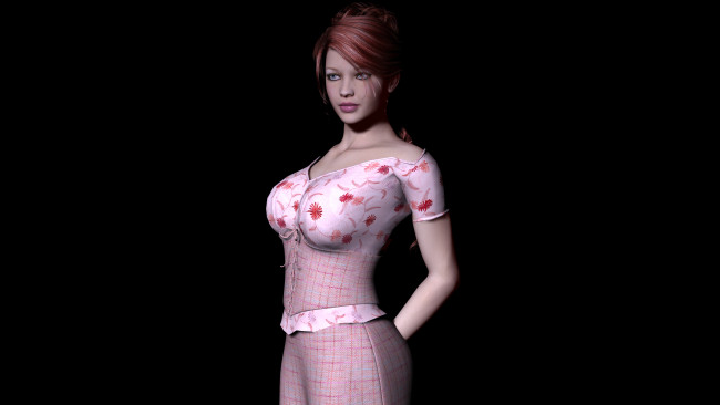 Обои картинки фото 3д, графика, people, люди, девушка