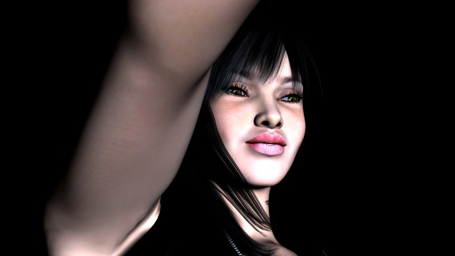 Обои картинки фото 3д, графика, portraits, портрет, девушка