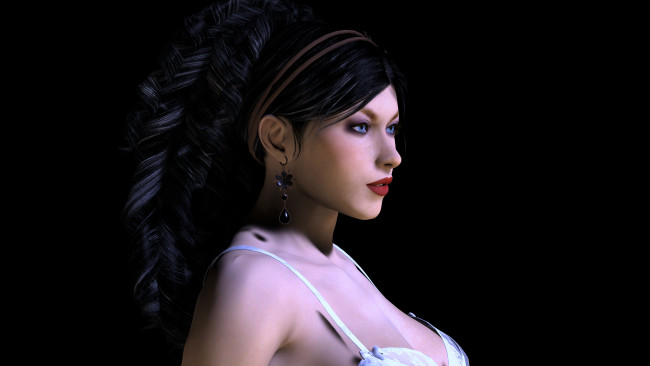Обои картинки фото 3д, графика, portraits, портрет, девушка