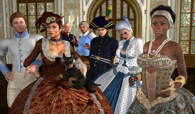 Обои картинки фото 3д, графика, people, люди, мальчики, девушки