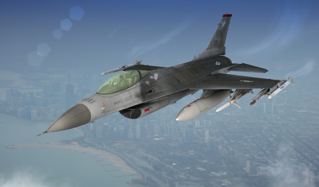 Обои картинки фото авиация, 3д, рисованые, graphic, полет, самолет