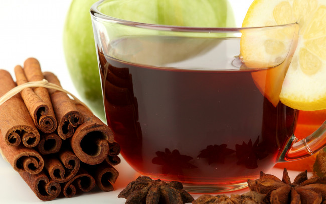 Обои картинки фото еда, напитки, Чай, чай, корица, бадьян