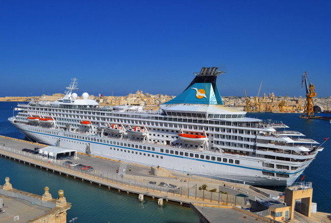 Обои картинки фото artania, корабли, лайнеры, лайнер, море