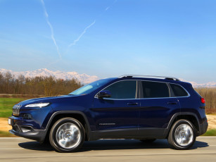 обоя автомобили, jeep, темный, 2014, kl, eu-spec, limited, cherokee