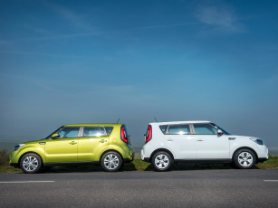 Картинка автомобили kia 2014 uk-spec soul зеленый