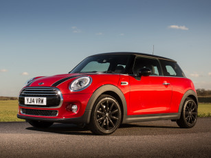 Картинка автомобили mini красный 2014 f56 uk-spec cooper d