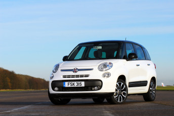 Картинка 2014+fiat+500l автомобили fiat белый дорога