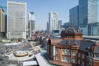 Картинка города токио+ Япония небоскребы