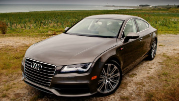 Картинка audi автомобили море маяк природа