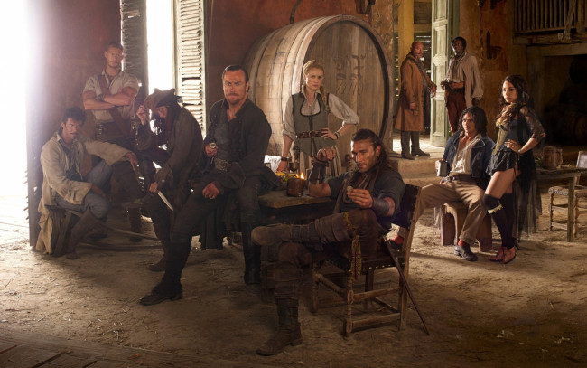 Обои картинки фото кино фильмы, black sails, паруса, сериал, black, Черные, sails, экшн