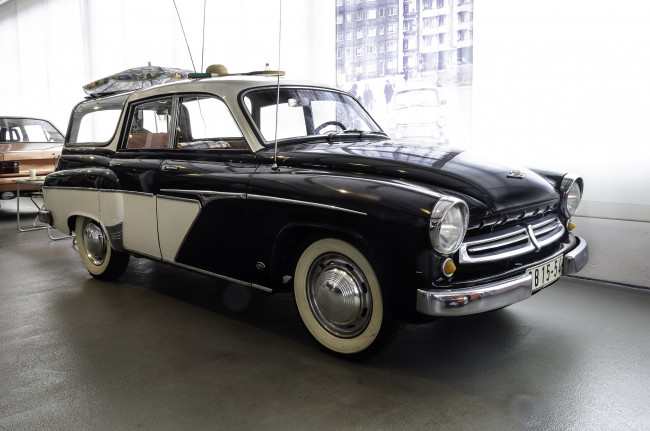 Обои картинки фото wartburg camping limousine 311  5 1959, автомобили, выставки и уличные фото, история, ретро, выставка, автошоу