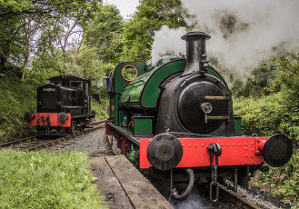 Картинка техника паровозы железная дорога рельсы паровоз