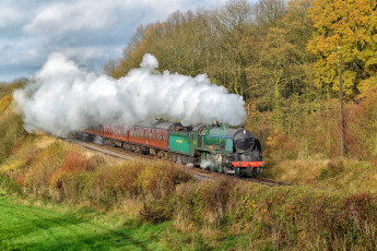Картинка техника паровозы железная дорога рельсы паровоз