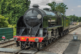 Картинка техника паровозы железная дорога рельсы паровоз