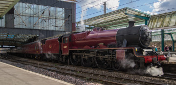 Картинка техника паровозы железная дорога рельсы паровоз